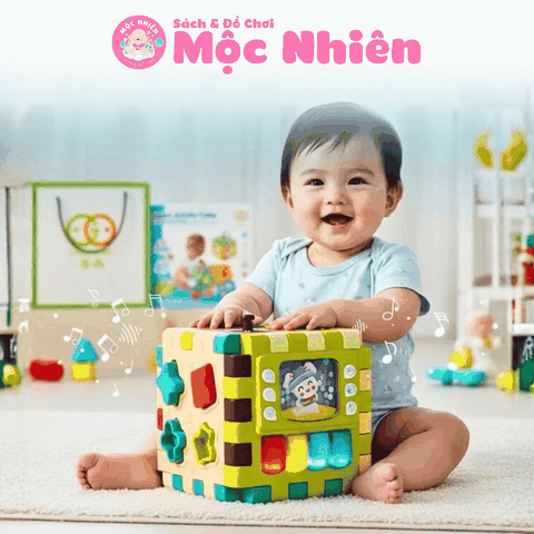 Đồ chơi Montessori khối hoạt động học và chơi Goodway