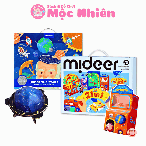 Đồ chơi khoa học lắp ráp mô hình thủ công STEM MIDEER Hands-on Box (cho bé từ 6 tuổi)