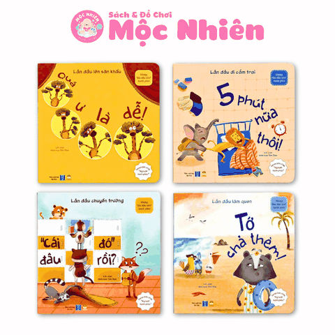 Bộ 04 cuốn sách - Những lần đầu tiên hạnh phúc - Lionbooks