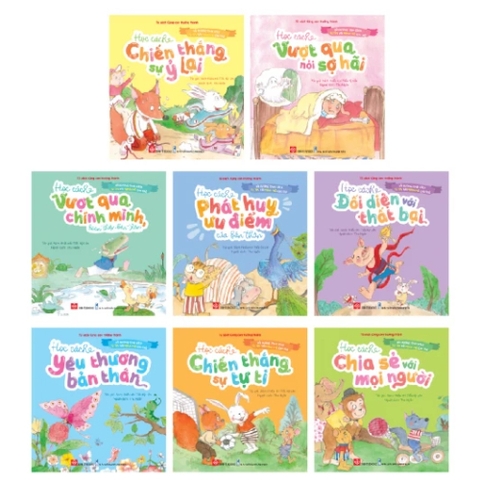 Combo 8 Cuốn Sách - Bồi dưỡng tính cách tự tin và mạnh mẽ cho trẻ 3-6 tuổi