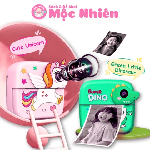 Máy chụp hình in ảnh lấy liền - Máy ảnh kỹ thuật số tự in cho bé (Instant Print Camera)