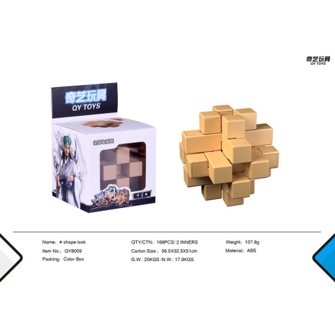 Đồ chơi QY TOYS QY8009 - Khoá khổng minh