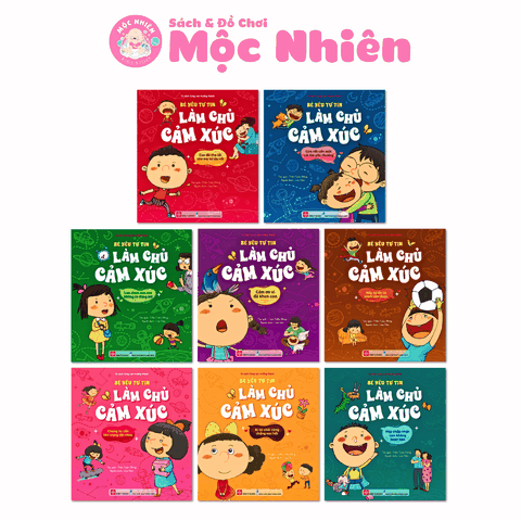 Combo 08 cuốn Sách - Bé yêu tự tin làm chủ cảm xúc - Đinh Tị Books (Dành cho trẻ em từ 3-9 tuổi)