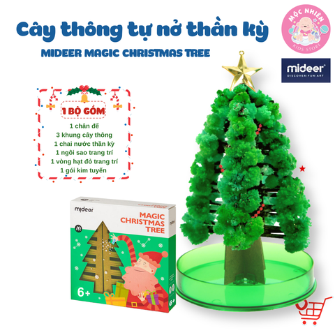 Cây Thông Noel Thần Kỳ Để Bàn Tự Nở Hoa Tuyết - Mideer Magic Christmas Tree - Quà Giáng Sinh Cho Bé Từ 6 Tuổi
