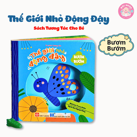 Sách tương tác cho bé - Thế giới nhỏ động đậy - Đinh Tị Books