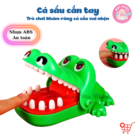 Đồ Chơi Cá Sấu Cắn Tay - Đồ Chơi Khám Răng Giải Trí Vui Nhộn Cho Bé