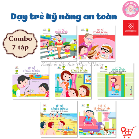 Combo 07 cuốn Sách - Dạy trẻ kỹ năng an toàn - Đinh Tị Books