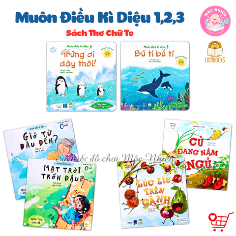 Combo 06 cuốn sách Muôn điều kì diệu (03 phần) - Lionbooks