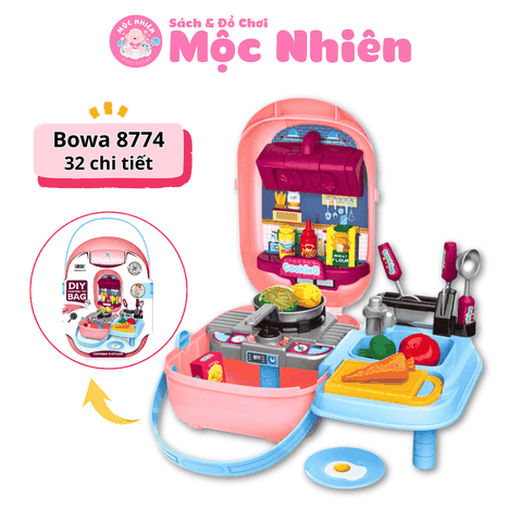 Đồ chơi nhập vai BOWA 8774 - Bộ nhà bếp 32 chi tiết