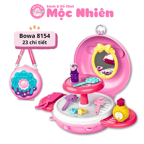 Đồ chơi nhập vai Bowa 8154 - Túi đeo trang điểm 23 chi tiết