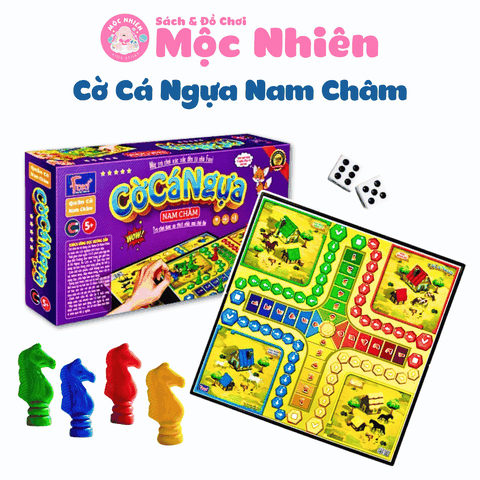 Đồ chơi Cờ cá ngựa có nam châm dễ chơi không sợ rơi quân cờ - Hiệu Foxi