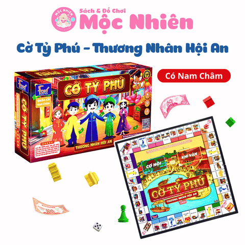 Đồ chơi Cờ tỷ phú nam châm Thương nhân Hội An - Hiệu Foxi