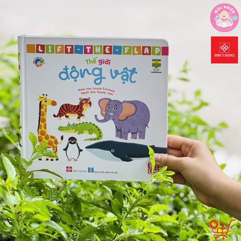 Sách Tương Tác Lật Mở Khám Phá Lift the flap - Thế giới động vật (Cho bé từ 2 - 6 tuổi) – Đinh Tị Books 