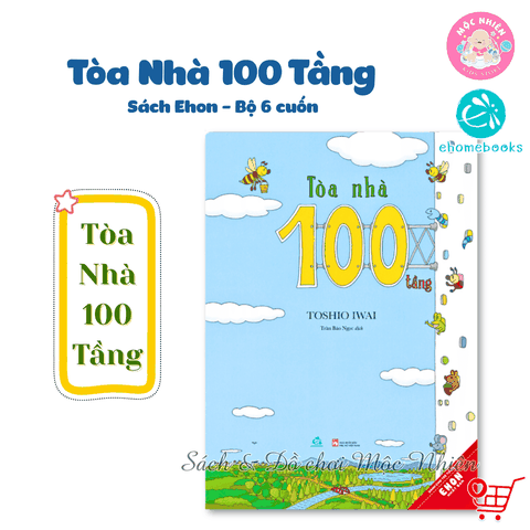 Sách ehon - Tòa nhà 100 tầng (Dành cho bé từ 3-8 tuổi) - Ehomebooks