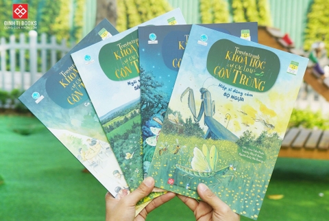Combo 04 cuốn sách Truyện tranh khoa học về các loài côn trùng - Đinh Tị Books