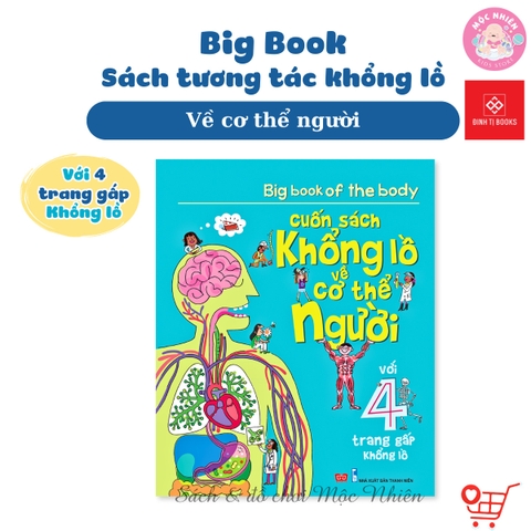 Big Book - Cuốn sách khổng lồ về cơ thể người - Đinh Tị Books