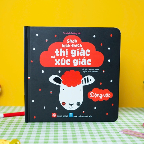 Sách - Sách kích thích thị giác và xúc giác cho bé 0-3 tuổi - Đinh Tị Books