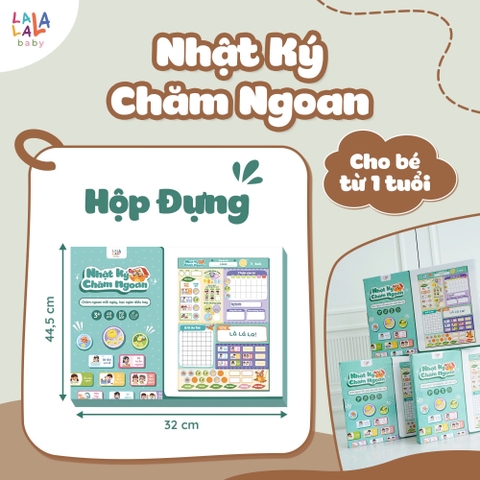 Đồ Chơi Nam Châm Nhật Ký Chăm Ngoan Khen Thưởng Kích Thích Sáng Tạo Cho Bé - Lalala baby