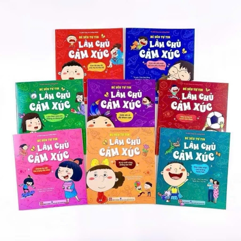Combo 08 cuốn Sách - Bé yêu tự tin làm chủ cảm xúc - Đinh Tị Books (Dành cho trẻ em từ 3-9 tuổi)