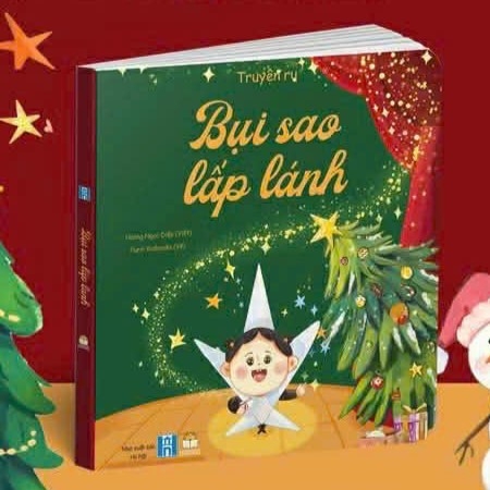 Sách giáng sinh Noel- Cuốn Bụi sao lấp lánh bồi cứng cho bé 1-6 tuổi - Lionbooks
