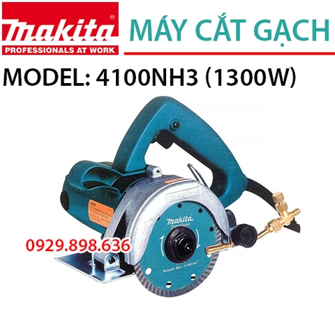Máy cắt gạch đá MAKITA 4100NH3 (110MM-1300W)