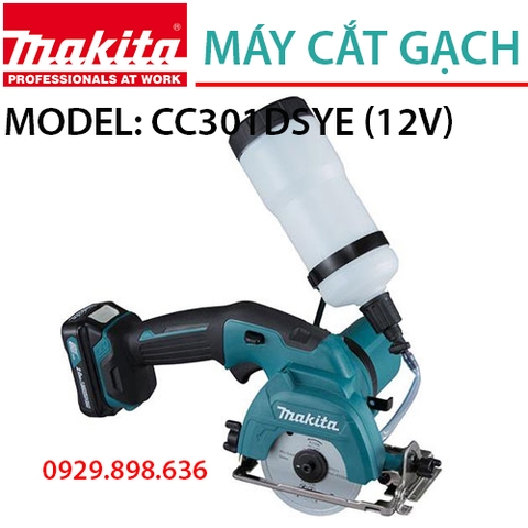 Máy cắt gạch đá MAKITA CC301DSYE 85MM (12V*2 1.5AH)
