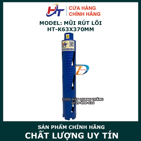 Mũi khoan rút lõi khô HT 63X370mm