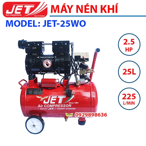 Máy nén khí không dầu giảm âm JET JET-25WO