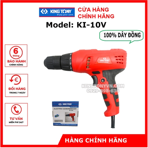 Máy khoan vặn vít động lực Kingtony KI-10V