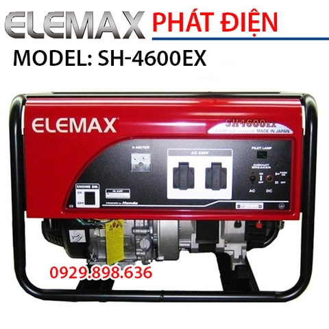 Máy phát điện ELEMAX 4KW SH-4600EX