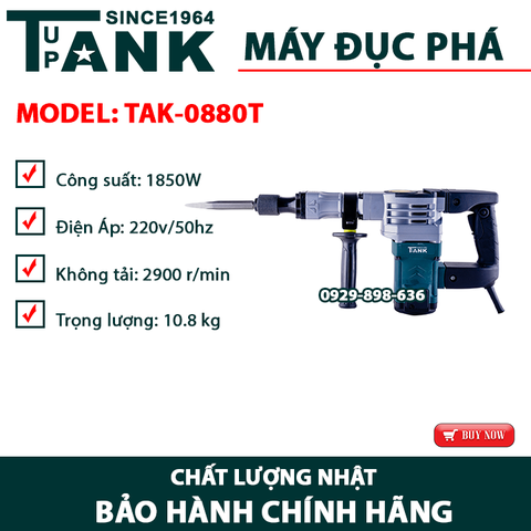 Máy chuyên đục TANK TAK-0880T