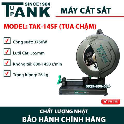 Máy cắt sắt hợp kim Tupank TAK-14SF (355MM/tua chậm)