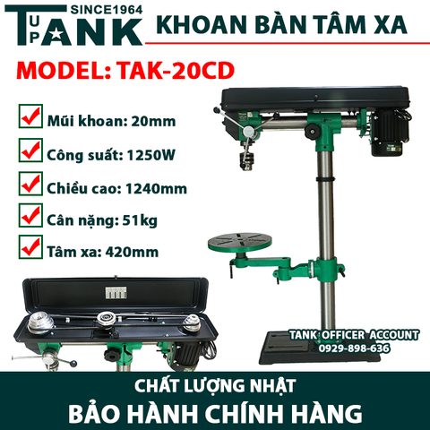 Máy khoan cần TANK TAK-20CD