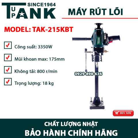 Máy khoan rút lõi TUPANK TAK-215KBT