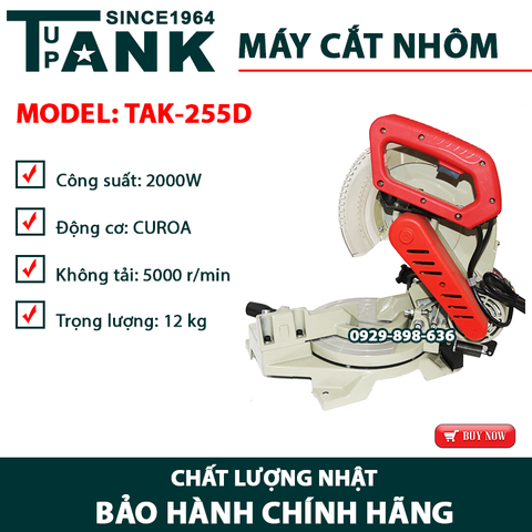 Máy cắt nhôm TUPANK TAK-255D (Curoa)