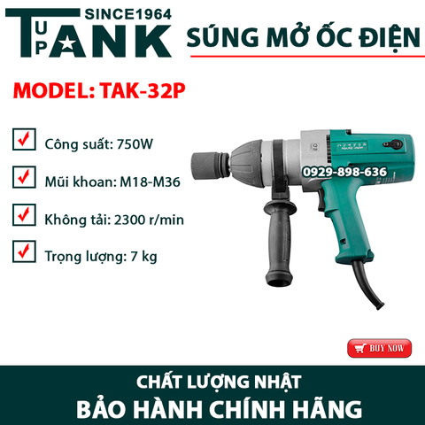 Máy mở siết BULONG ốc điện TAK-32P (720W)