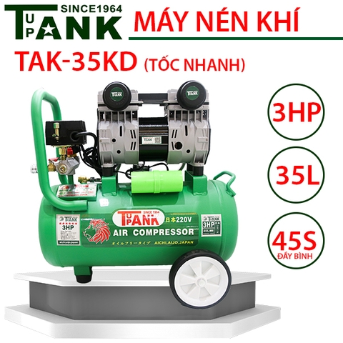 Máy nén khí không dầu tốc nhanh TUPANK TAK-35KD