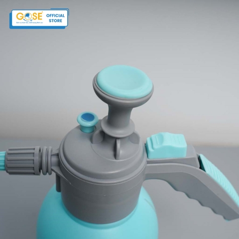 Bình xịt tưới cây cảnh 2L/3L GOSE vòi ngắn dài 25cm phun sương, có cài tự động