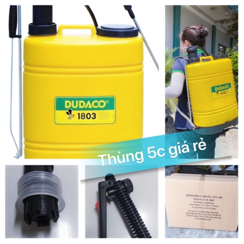 Bình xịt tưới cây Dudaco B1803- Bình phun thuốc sâu Dudaco 18l