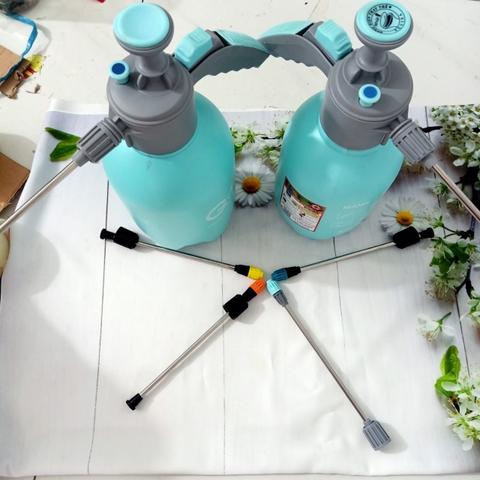 Bình xịt tưới cây cảnh 2L/3L GOSE vòi ngắn dài 25cm phun sương, có cài tự động