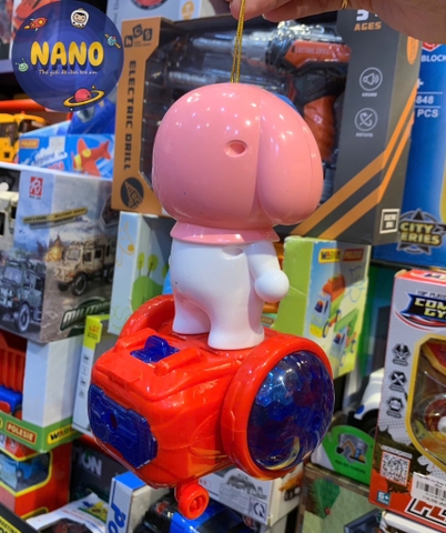 ĐènTrungThu-Thỏ đứng xe thăng bằng