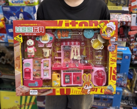 Bộ đồ chơi bé gái nhà bếp thỏ 8816