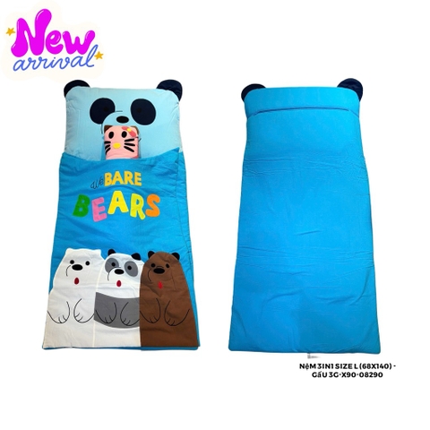 Nệm 3in1 size L (68x140)