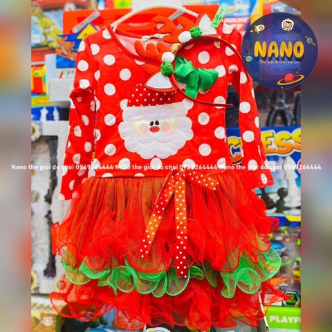 Đầm tutu bi đỏ 100