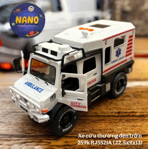Xe cứu thương trớn đèn nhạc RJ5521A