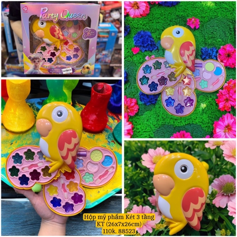 Hộp mỹ phẩm két  3 tầng 88523