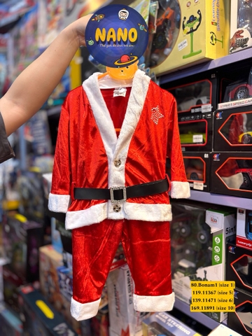Bộ đồ nam Noel Size 1