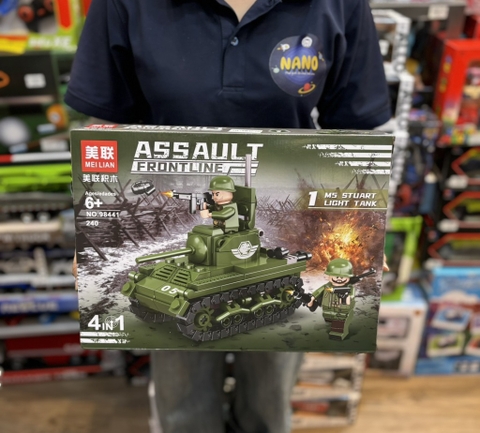 Lốc 4  hộp ráp xe quân sự 98441