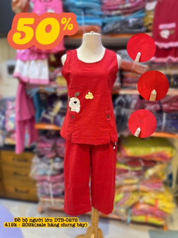 Đồ bộ lửng DTB-027S (50%) 419k