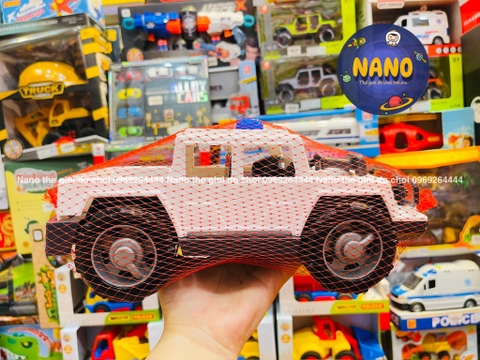 Xe cảnh sát đồ chơi Jeep PLS-63588